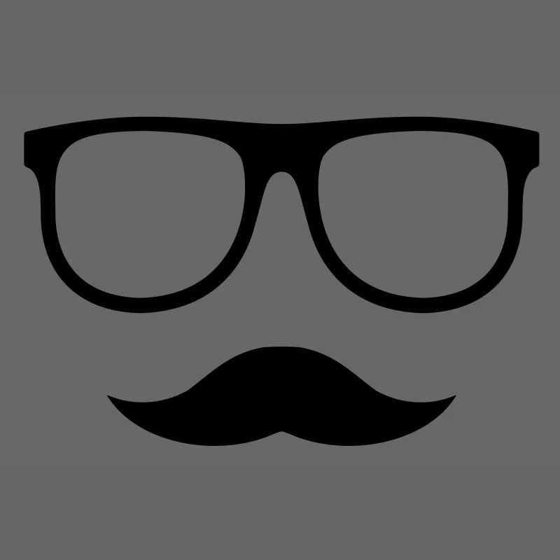 Mustache glasses