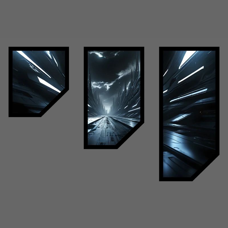 Futuristic Sci-Fi Corridor Design