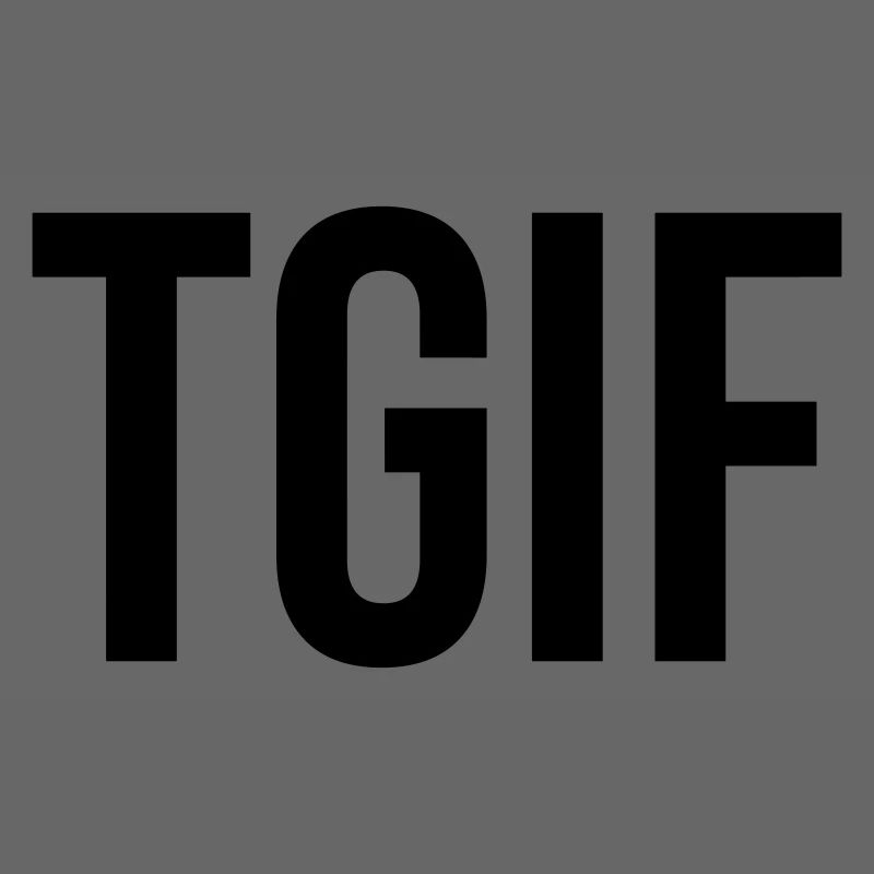 TGIF Lettering Gift
