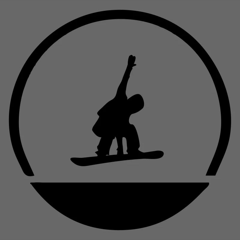 Emblème de snowboarder