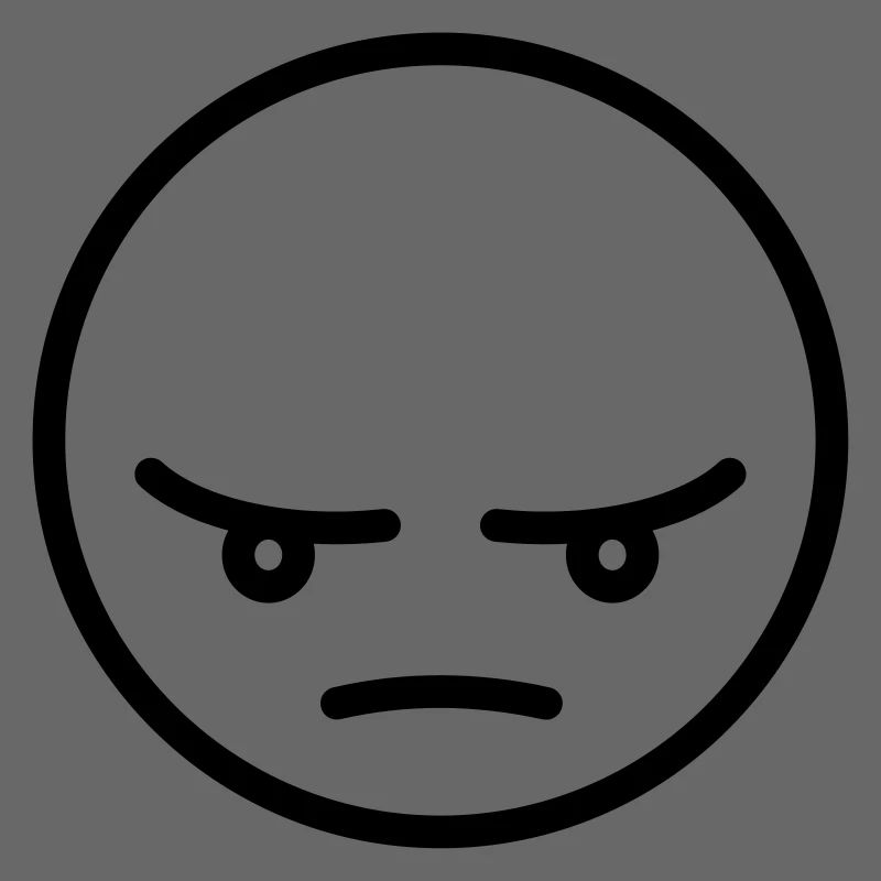 Wütender Smiley Geschenk Idee