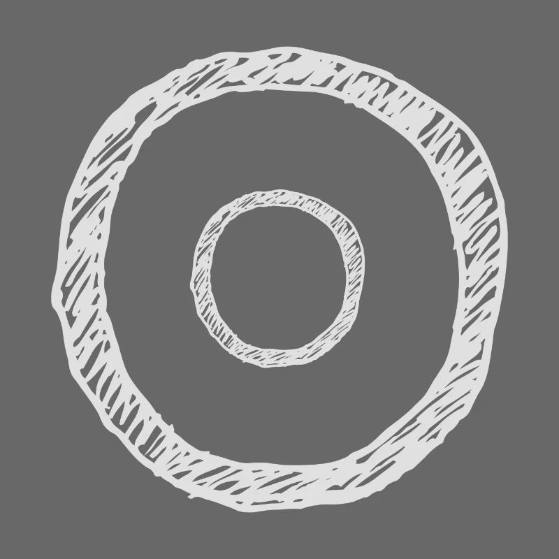Minimal Circles White
