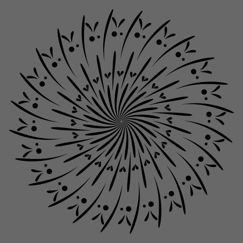 Rotating Circle Pattern Circle Gift Idea