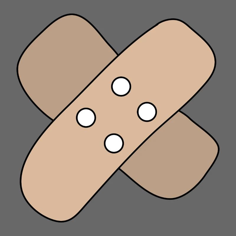 Patch, blessure, blessure, guérison, idée cadeau