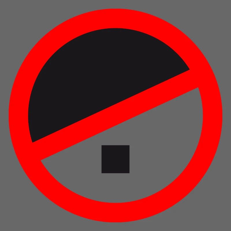 circulaire rond adolf interdit non no racism logo text d