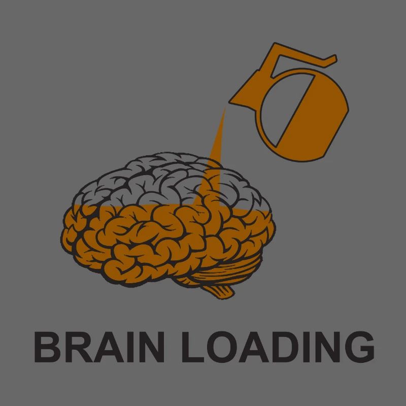 Brain loading by coffee