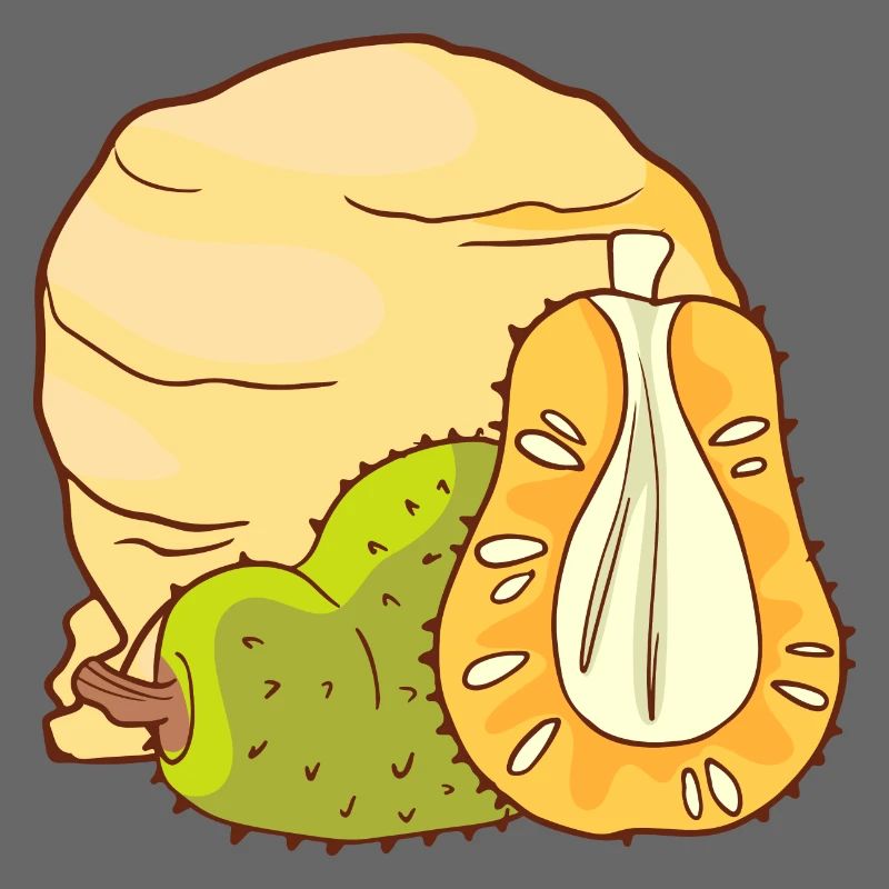 Jackfruit crème glacée crème glacée crème glacée crème glacée boule de glace
