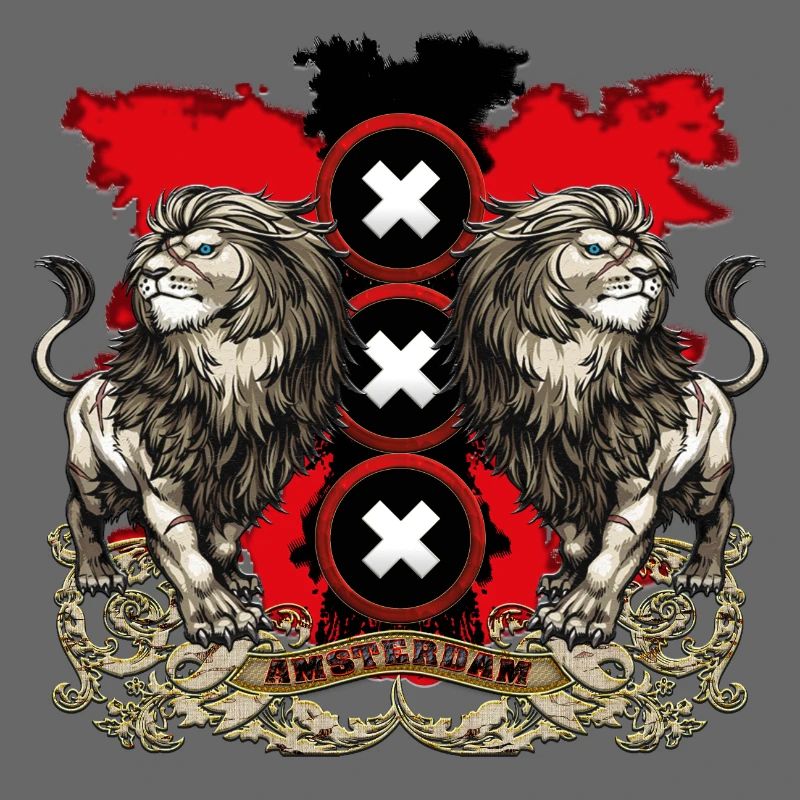 Amsterdam-Wappen 2018 weiß