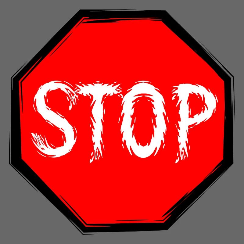 Stop shield vector