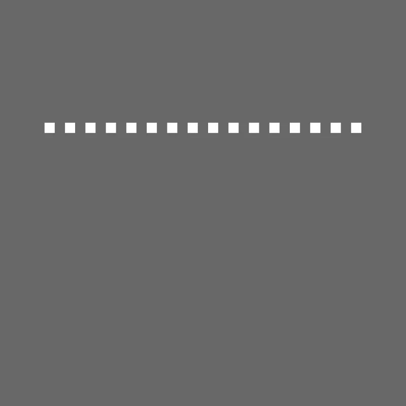 Dash line square white