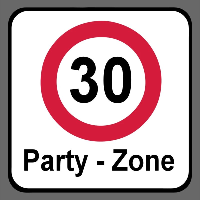 30.Geburtstag , Schild Party Zone (25)