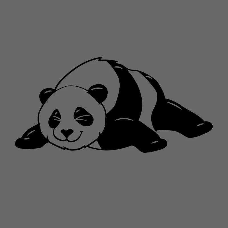 Drôle noir et blanc mignon Panda Bear Dance Dab