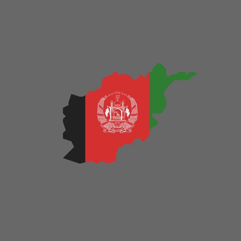 Conception de la carte du drapeau afghan