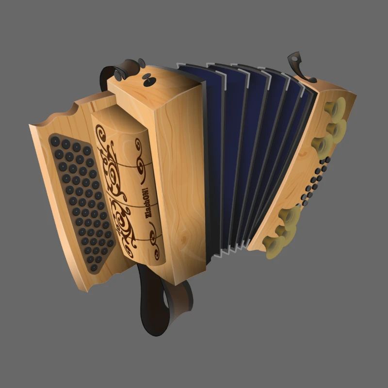 Styrian Harmonica - Swiss Pine/Blue | ZiachON!