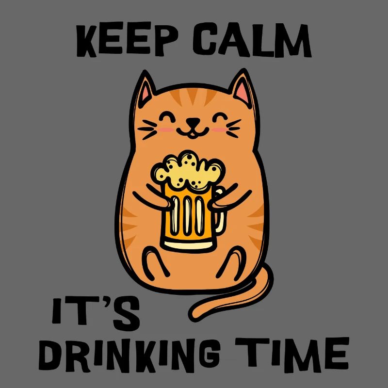 Fest Beer Statement Boisson Cat
