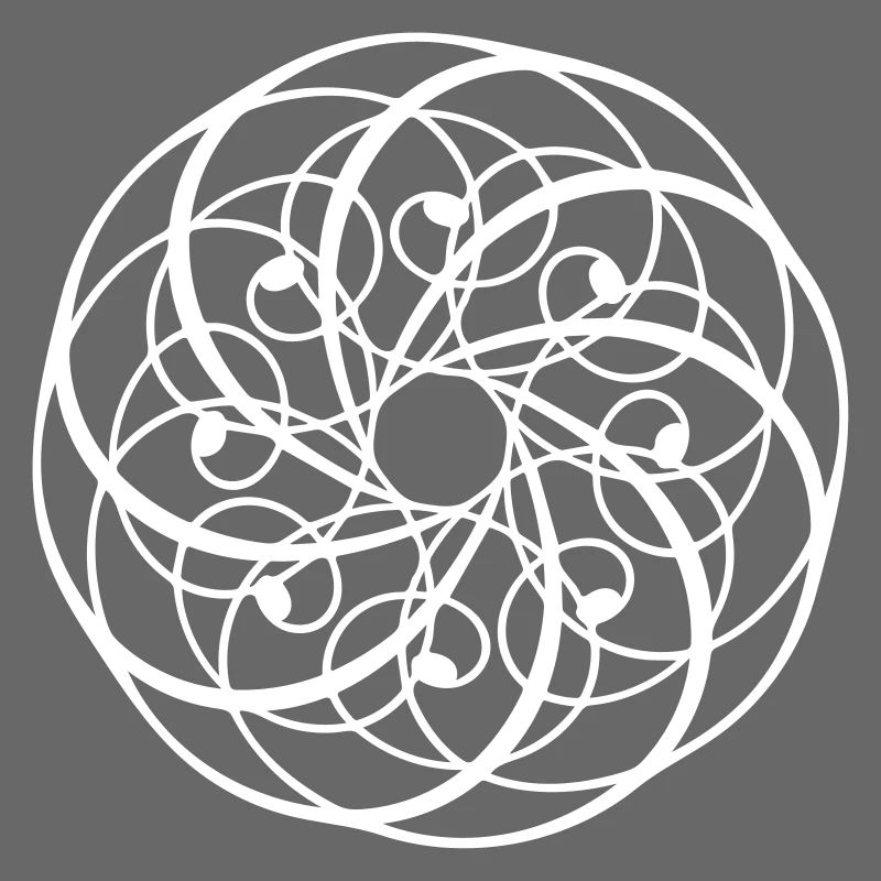 Forme de cercle vectoriel Mandala