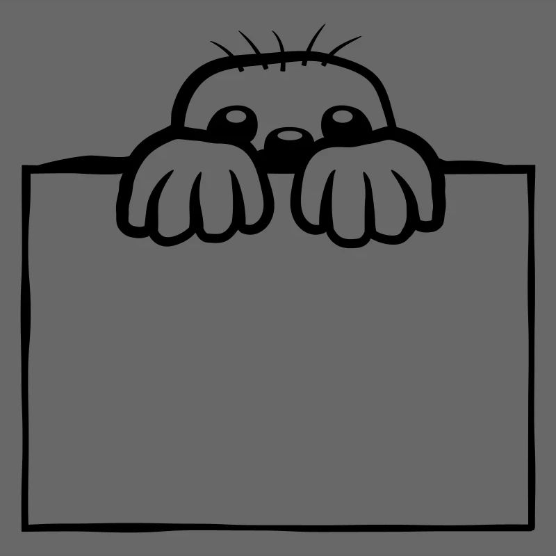 Schild Maulwurf Design