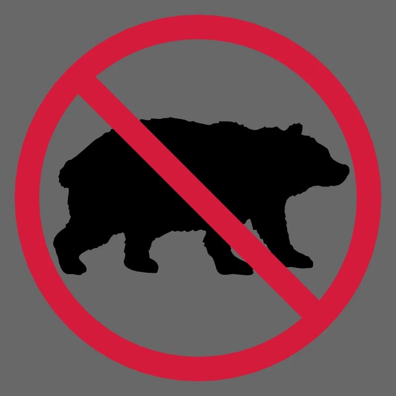 Bär Verboten Schild