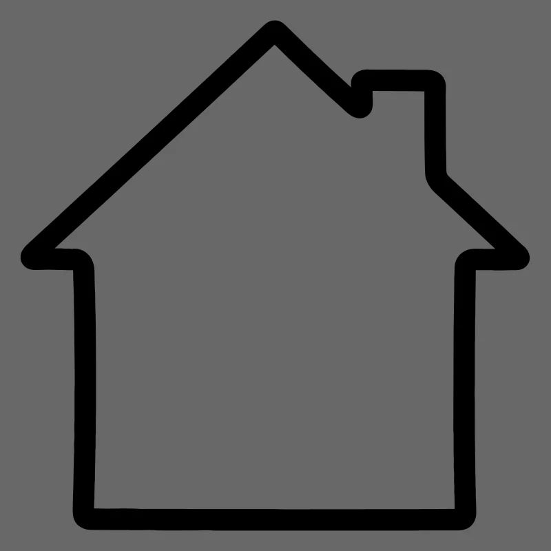 Logo simple de la maison