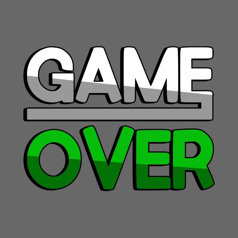 GAME OVER (Vert) - Jeux