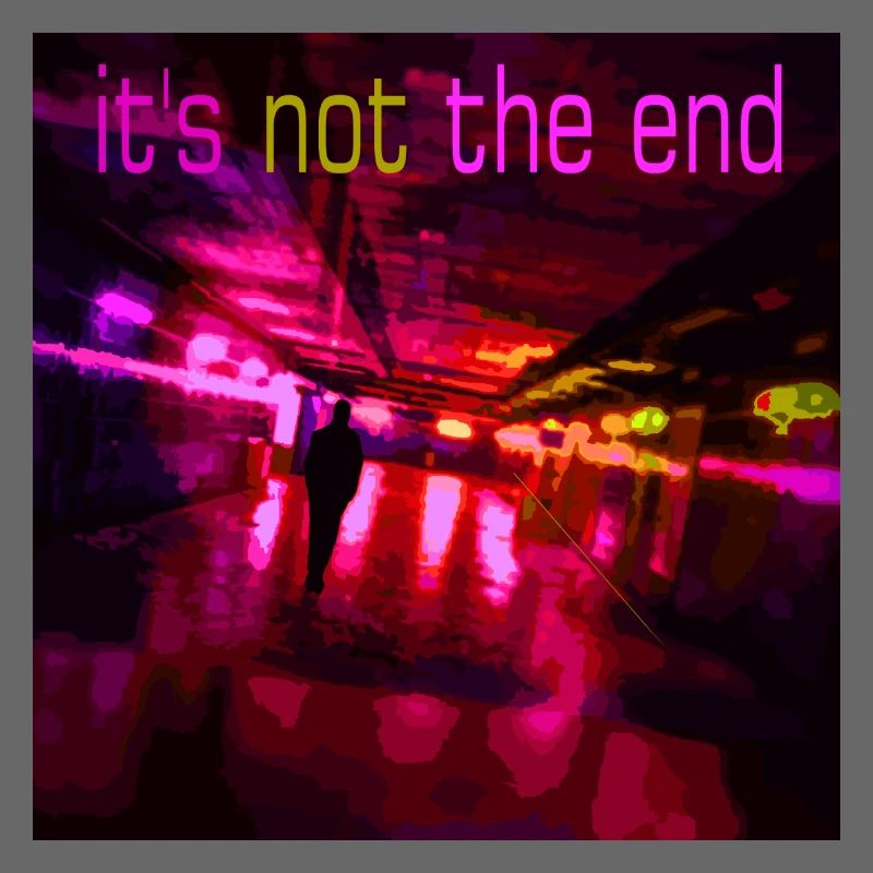 Neonpfad der Nacht