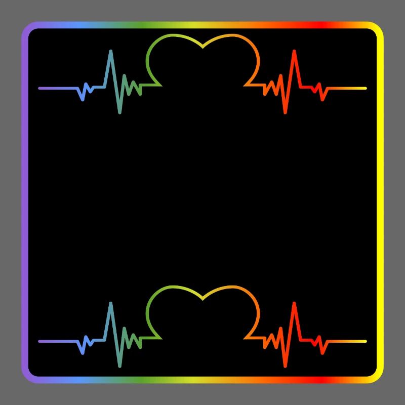 NAMENSSCHILD - SELBST GESTALTEN - REGENBOGENFARBEN