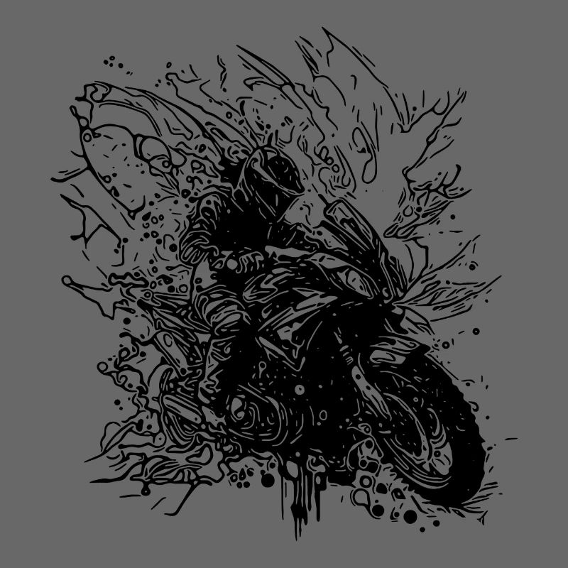 Terrain Splash Wave Motorcycling Motorcycle Style