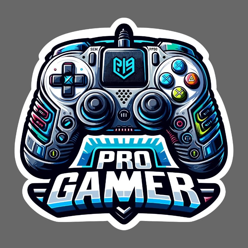 Pro Gamer - Controller Illustration