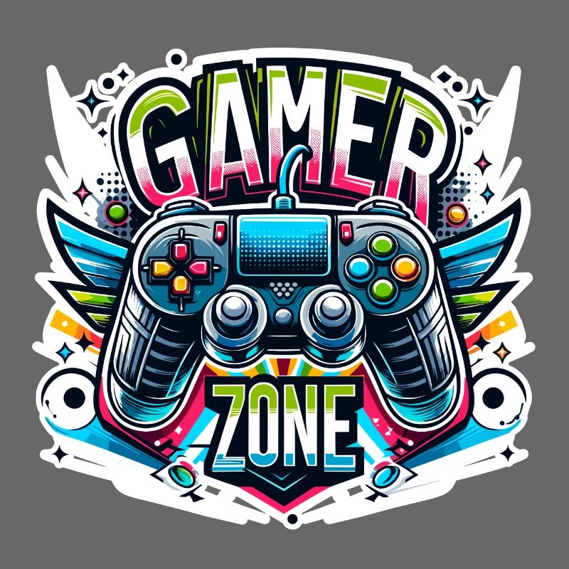 Gamer Zone - Controller Illustration