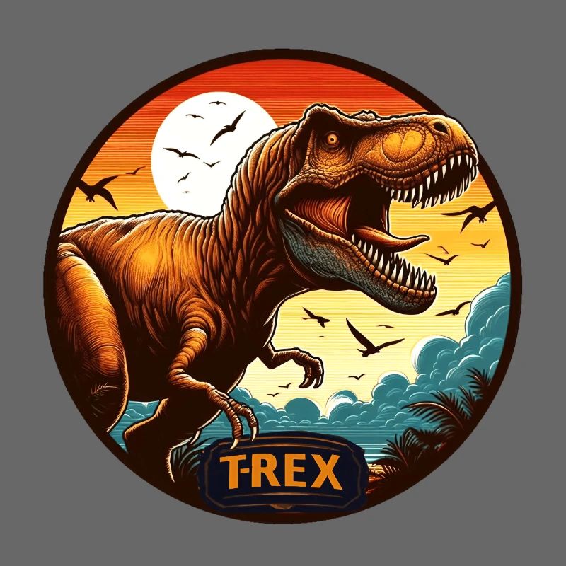 Dinosaurier T-Rex Logo