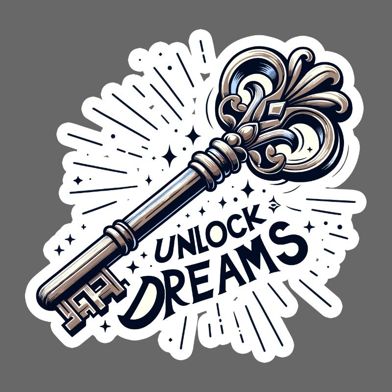 Unlock Dreams - Key Illustration