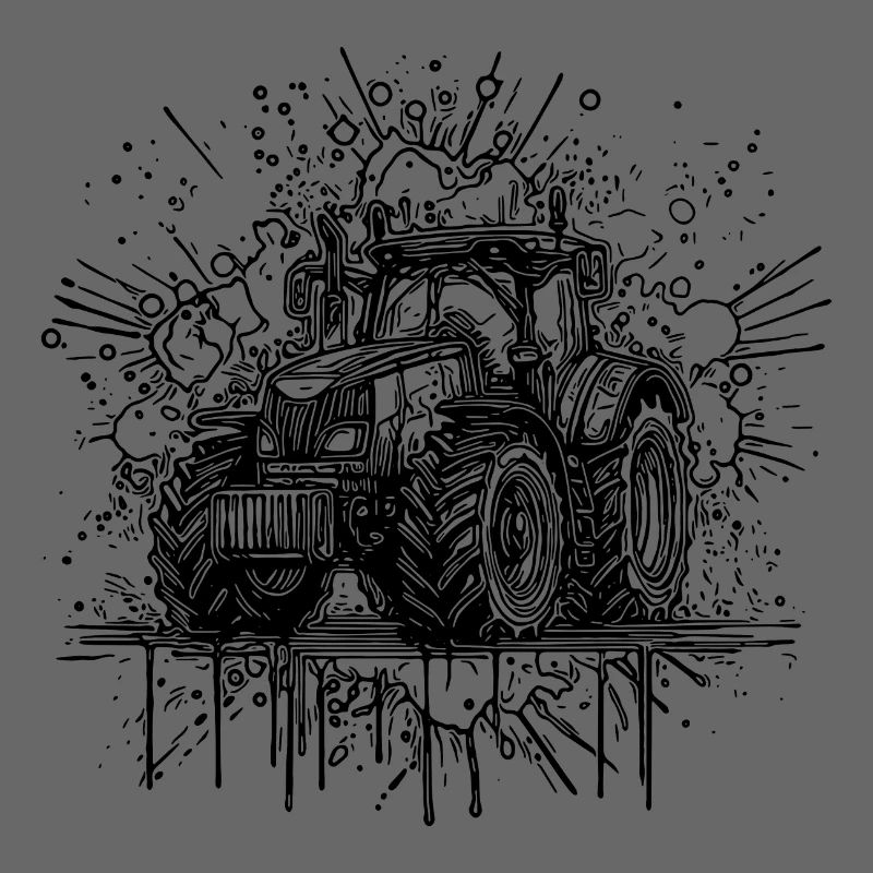 Ackerdesigner mit Traktor Feld Schlepper Experte
