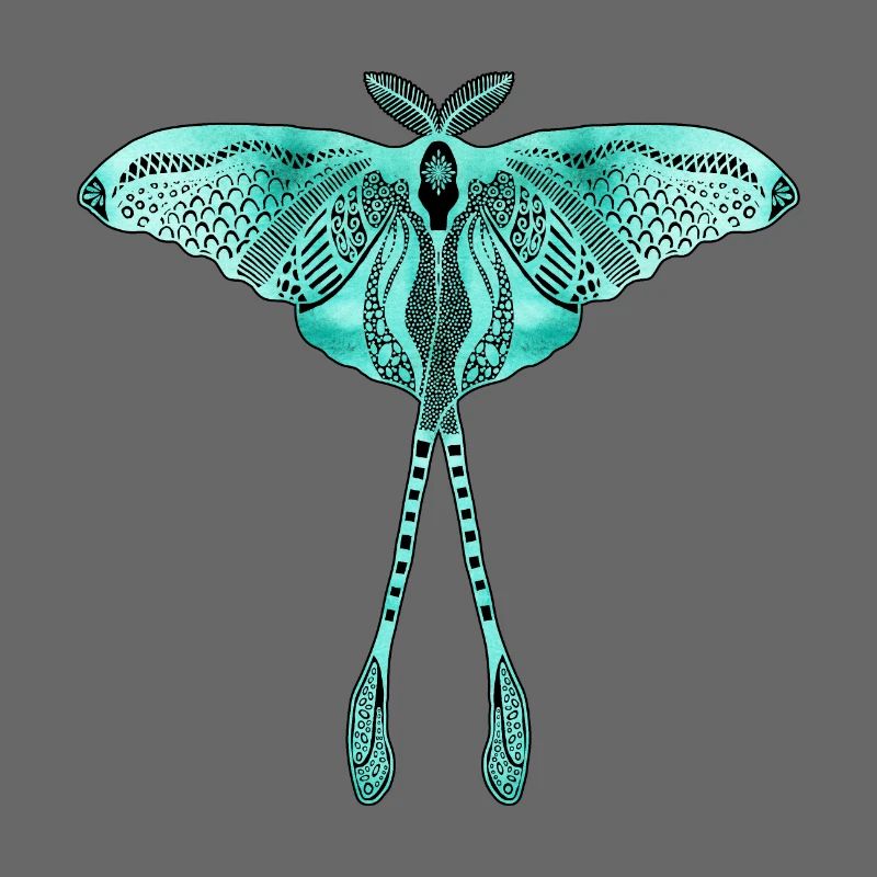 Chinese Moon Moth - Luna Moon Moth