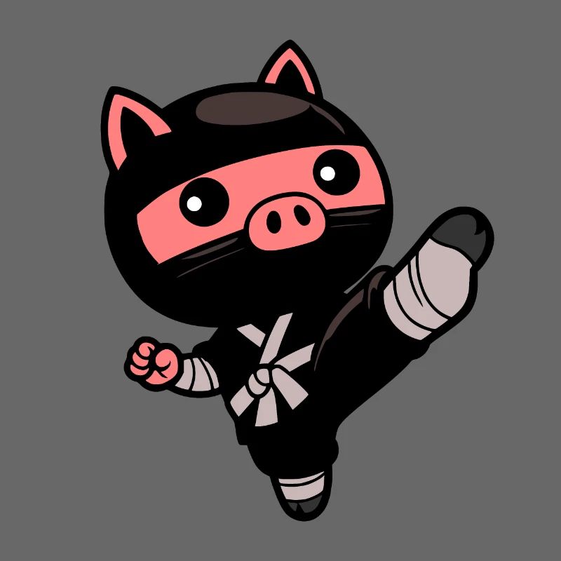 Ninja-Schwein