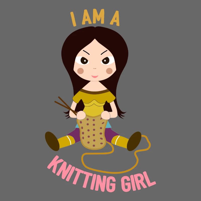 Ich bin ein Strickmädchen