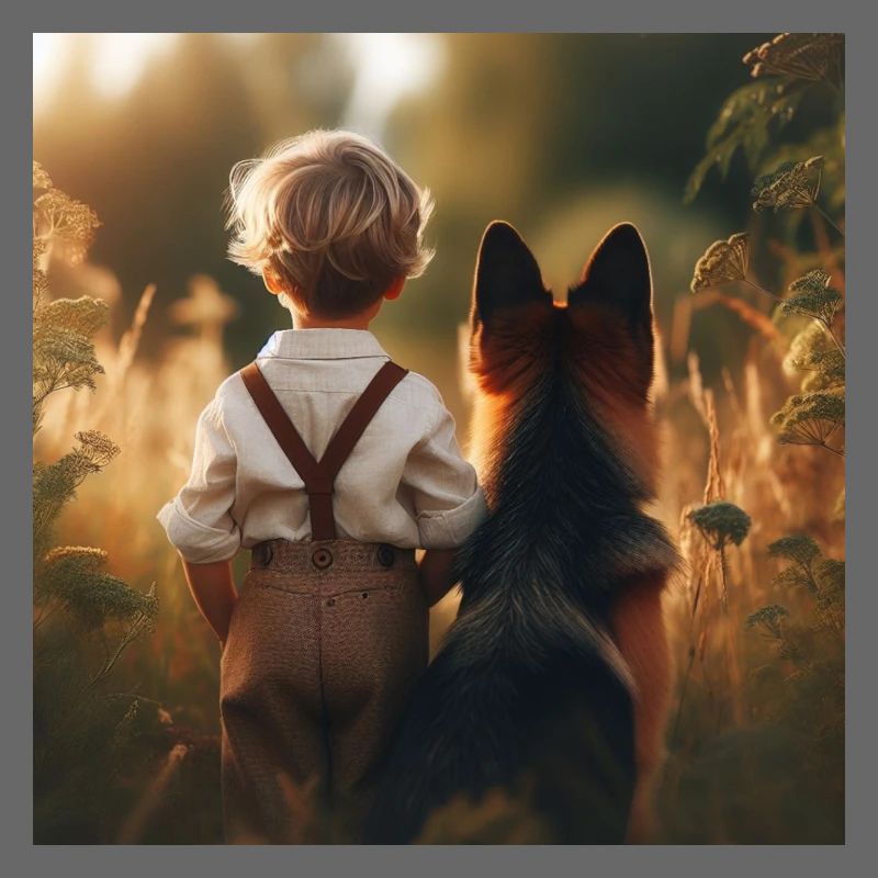 Deutscher Schäferhund Kunst