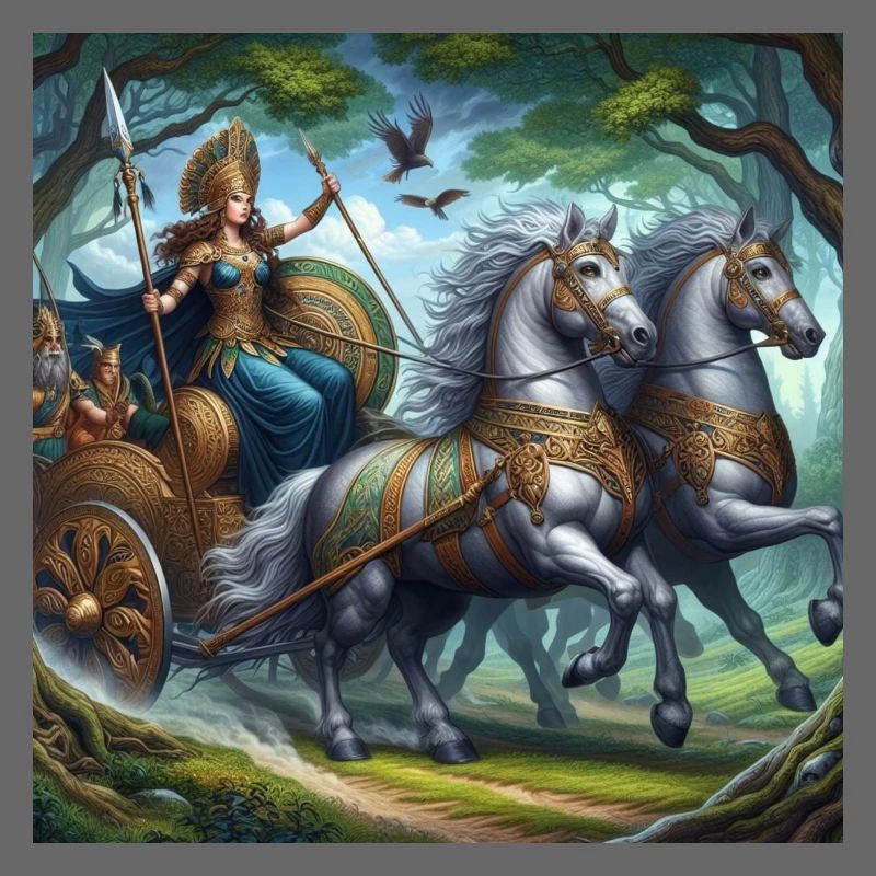La reine Boudicca au combat