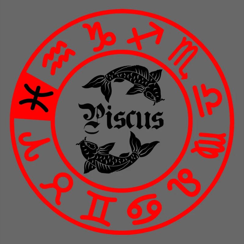 Zwölf Sternzeichen Piscus Piscus