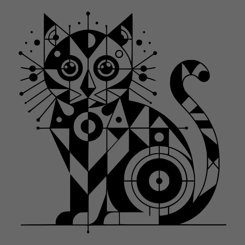 Conception géométrique de lignes de chat