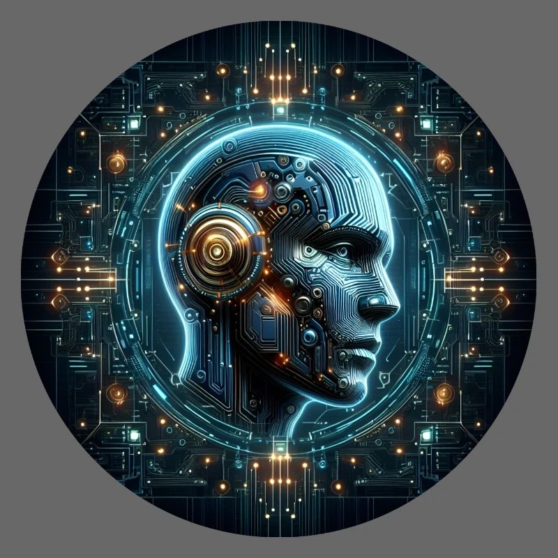 Intelligence Artificielle Cyber Head Tech