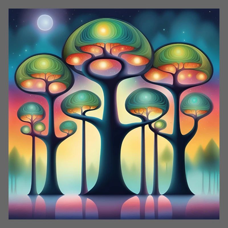 Hundertwasser Bäume