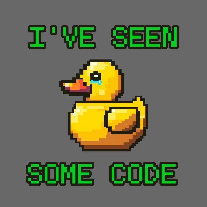 Pixel Duck Ich habe etwas Code gesehen