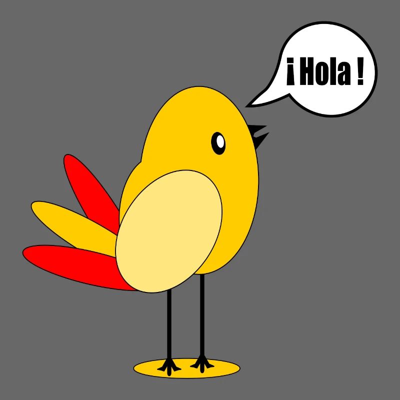 SPANIEN LÄNDERFAHNE SPANISCH VOGEL