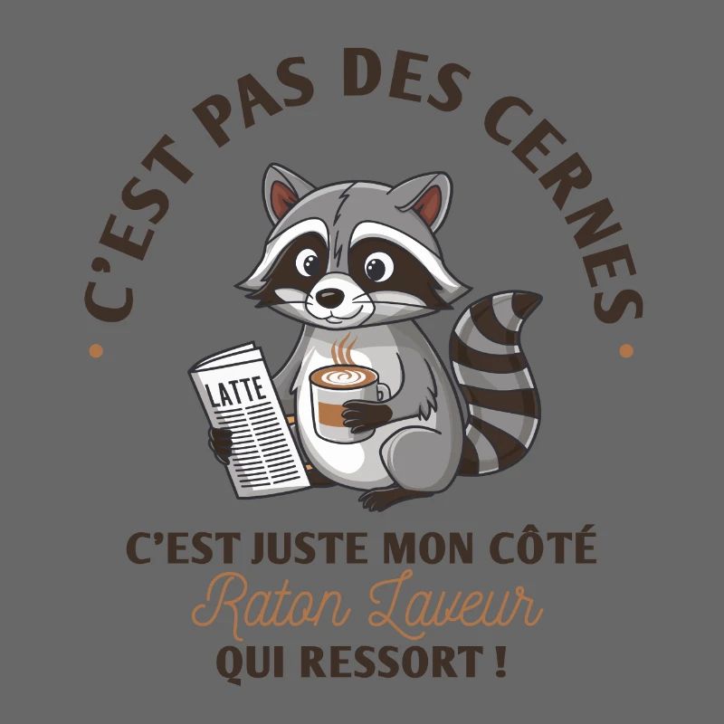 C'est pas des cernes, c'est mon côté raton laveur