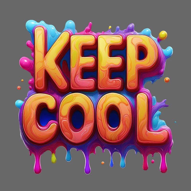 Keep cool text in 3D