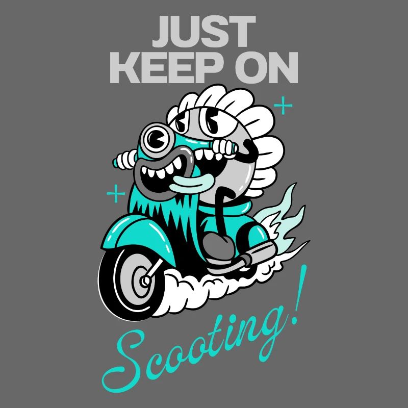 Just Keep On Scooting – Comic Scooter Fun