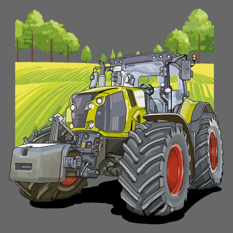 Traktor auf dem Feld
