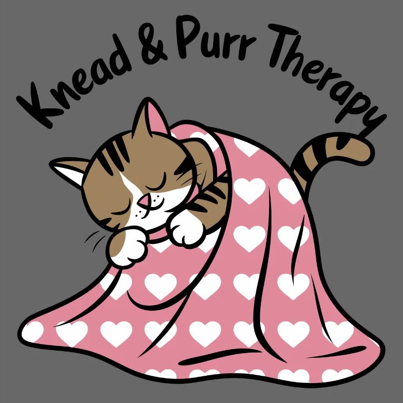 Purring Nap Under Heart Blanket