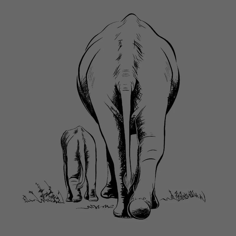 Deux éléphants