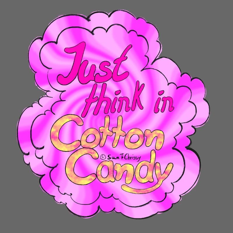 Cotton Candy Thinking swirl